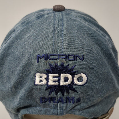 Micron Bedo Dram Slideback Hat Blue One Size Adjustable Embroidered Fahrenheit