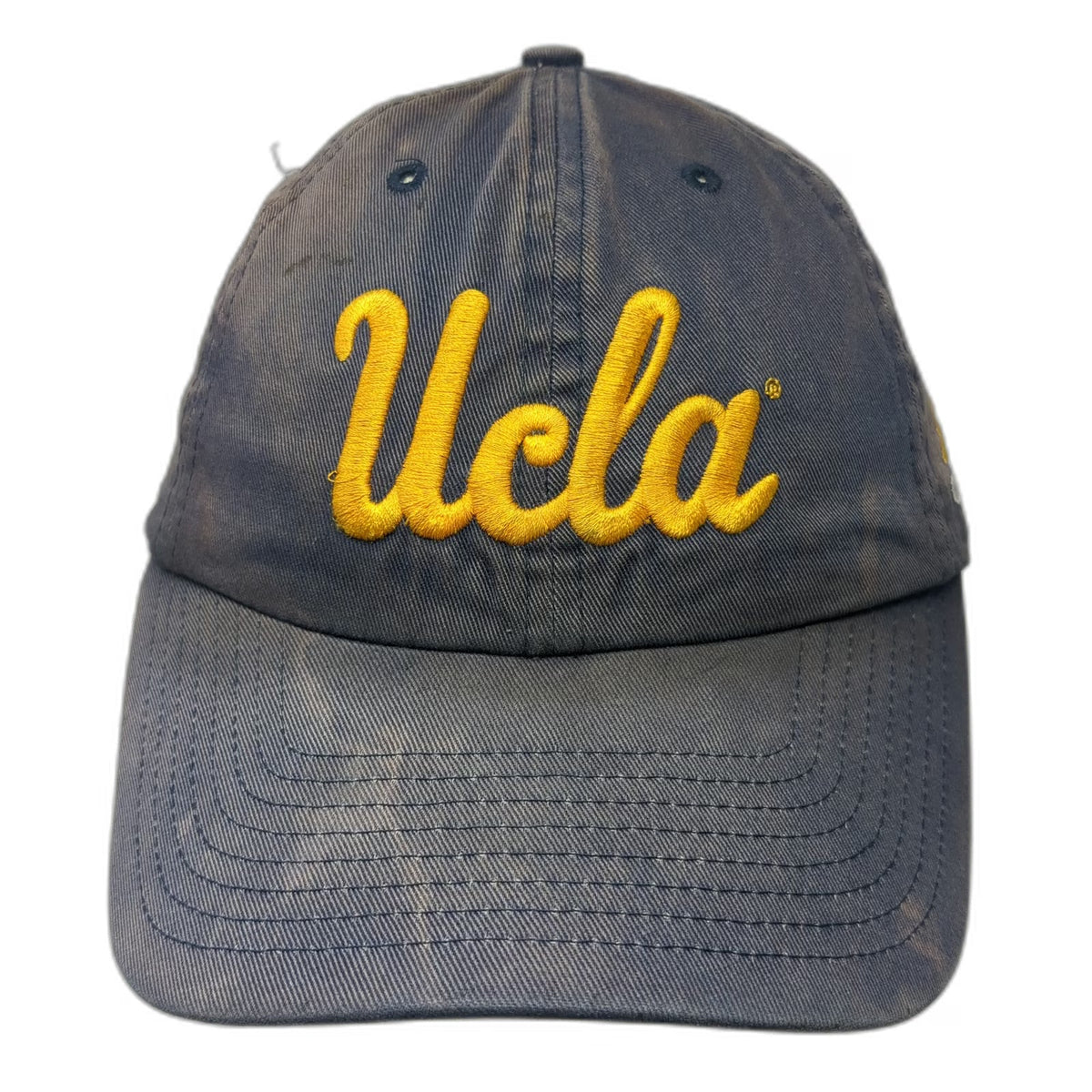 Adidas UCLA Bruins NCAA Blue Yellow One Size Hat Script Logo Strapback Cotton