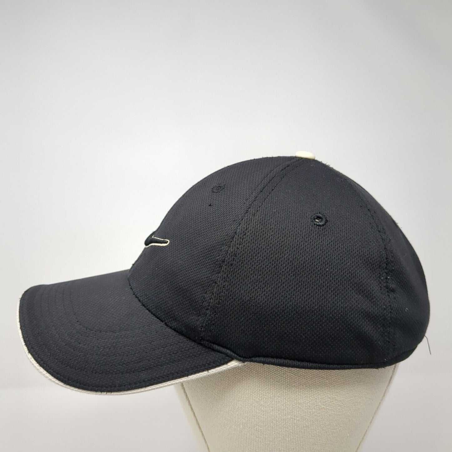 Nike Golf Strapback Hat Black One Size Adjustable Embroidered Swoosh