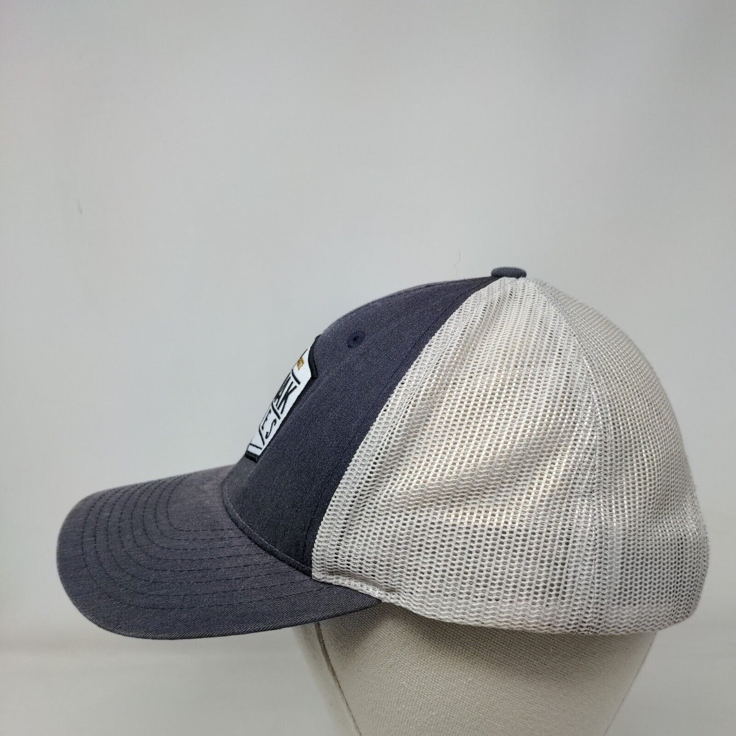 Live Oak Homes Est 1972 Snapback Trucker Hat Blue M/L Mesh Back Richardson