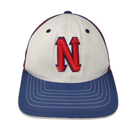 Letter N Fitted Trucker Hat Multi Youth 6 3/8-6 7/8 Mesh Back Colorblock