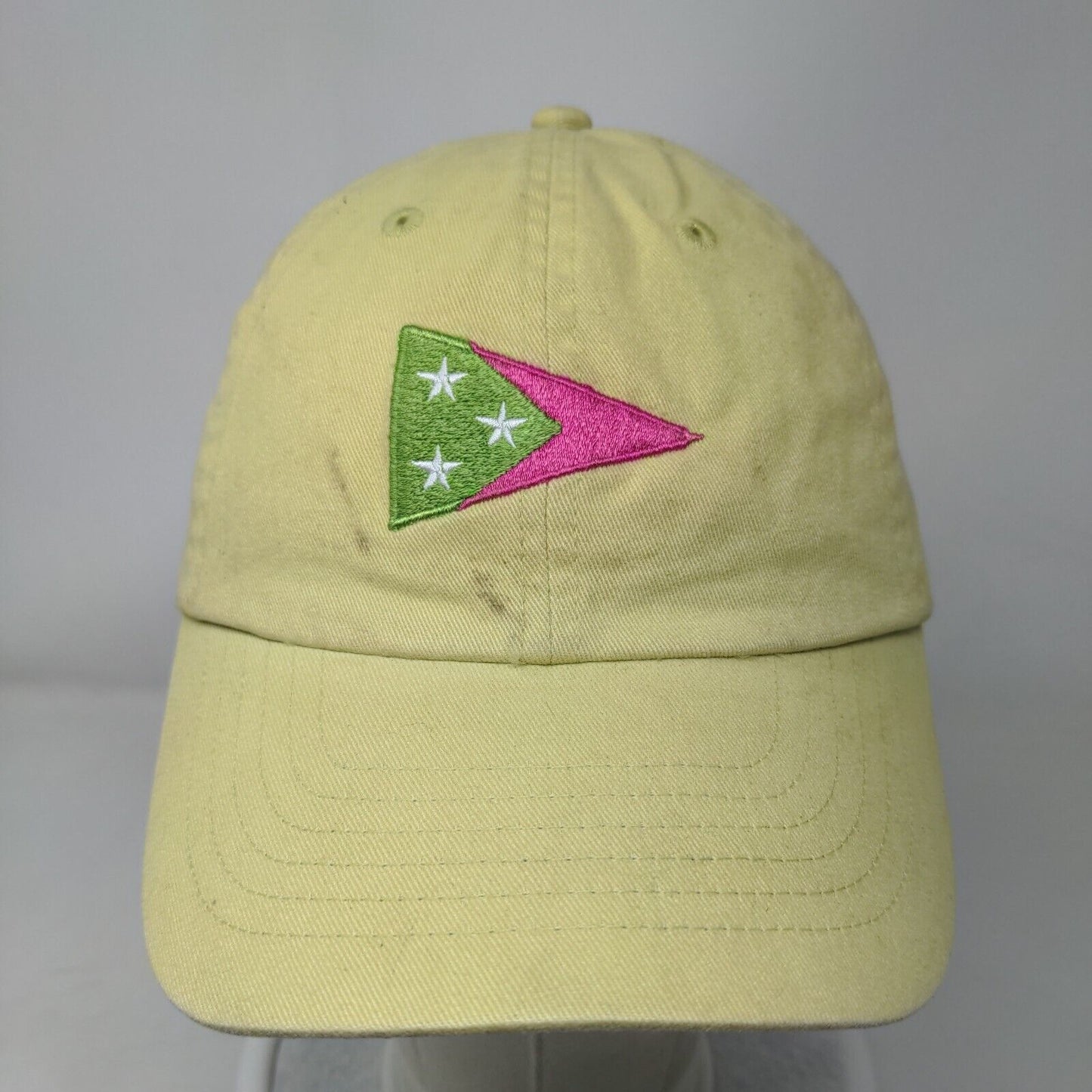 Ally Strapback Hat Green OSFM Adjustable Embroidered Patriotic KC Caps