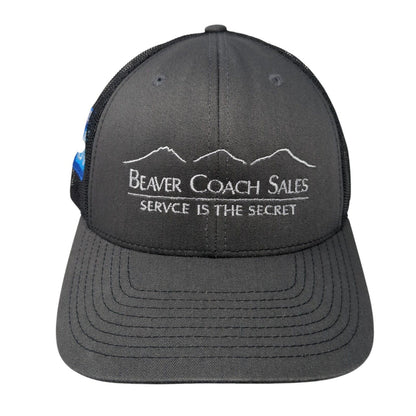 Beaver Coach Sales Service is The Secret Snapback Trucker Hat Gray OS Richardson