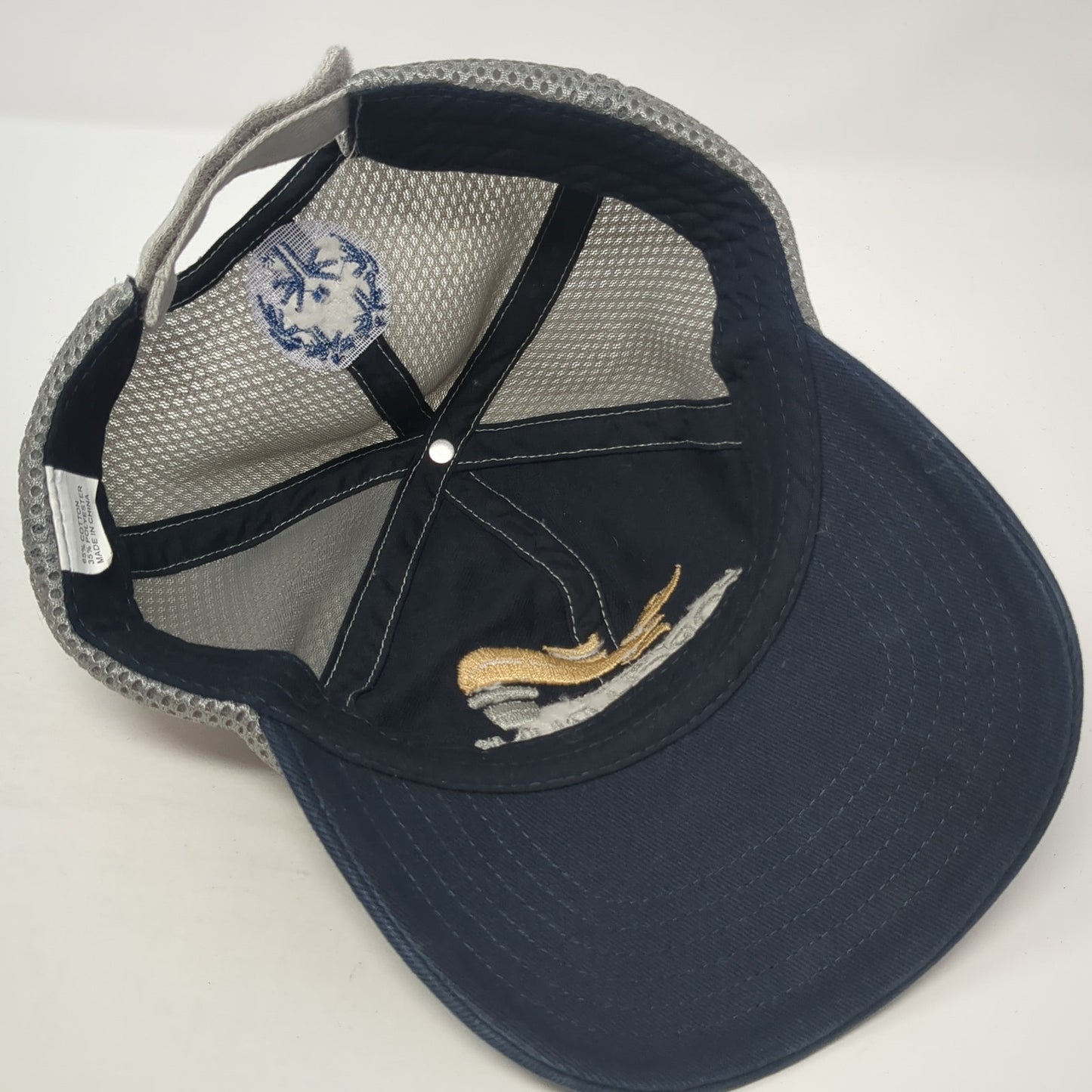 Law Enforcement Torch Run Strapback Hat Blue One Size 35th Annual