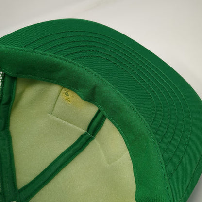 Creative Marketing Specialties Trucker Hat Green Mesh Snapback Made USA Vintage