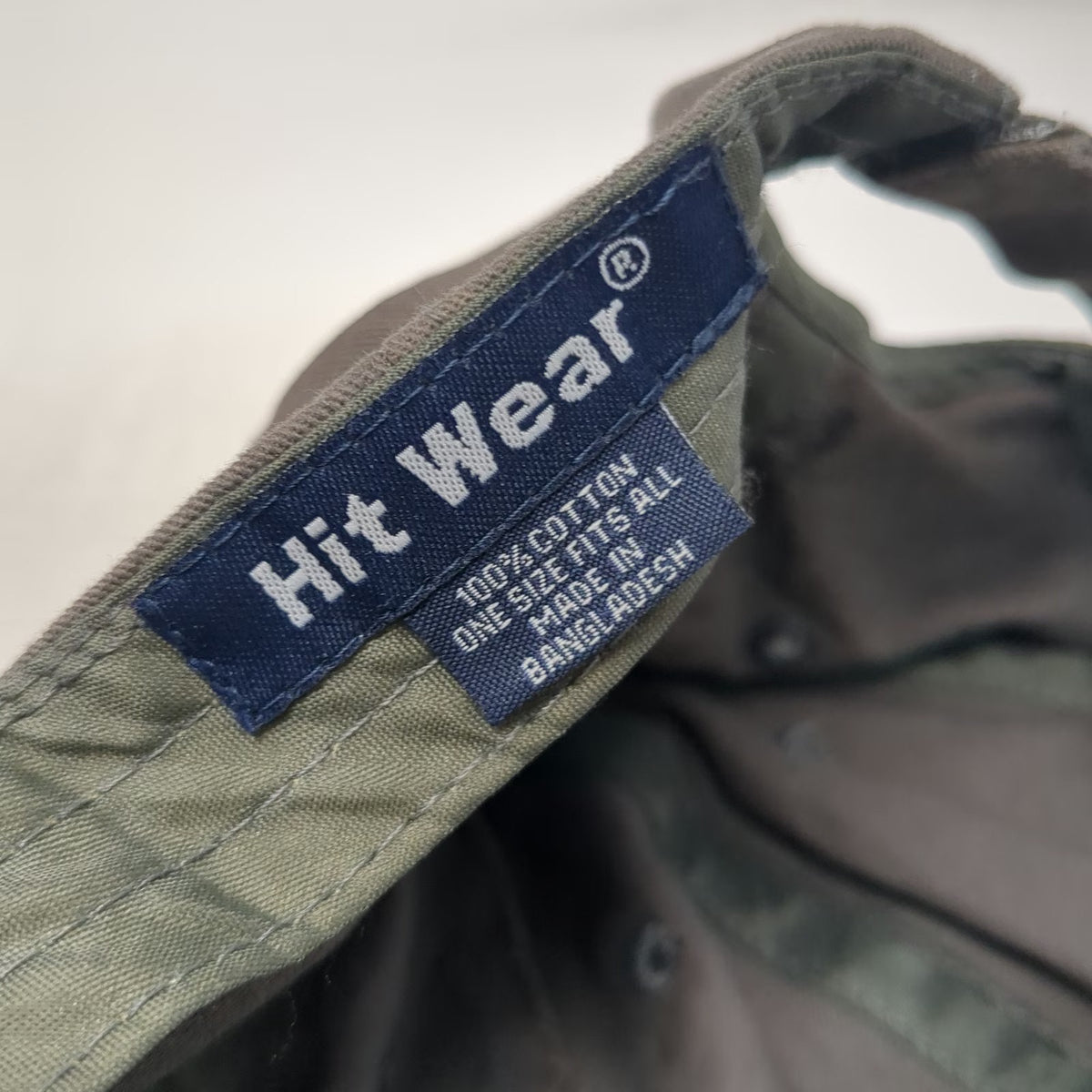 Hit Wear 5 Panel Gray One Size Home Depot Strapback Cotton Hat Logo Square