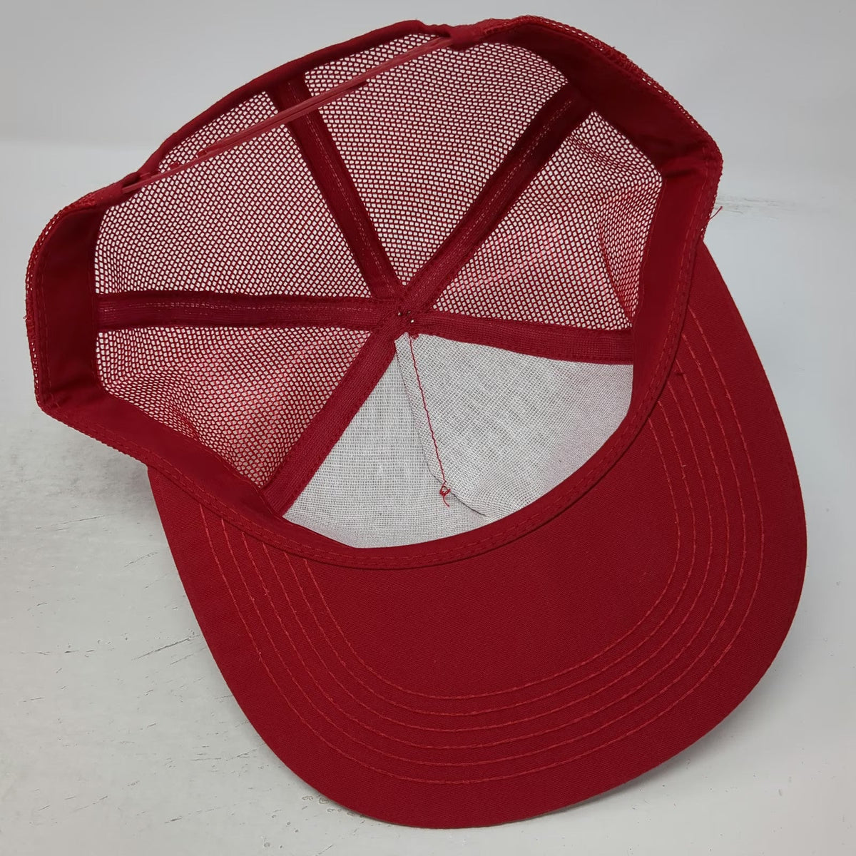 K-Products Trucker Hat Red OSFM Mesh Crysteel Triple Tipper Dump Body USA Hat