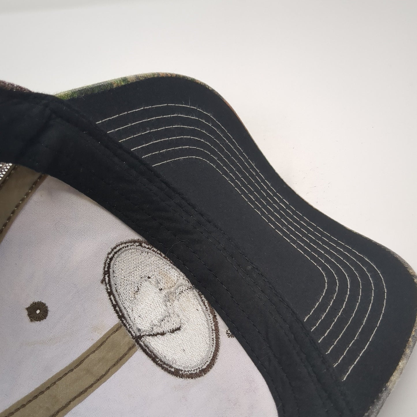 Mossy Oak Strapback Trucker Hat Multi One Size Mesh Back Camo Hunting