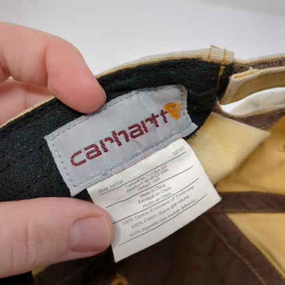Carhartt Odessa Strapback Hat Tan OSFA Adjustable Leather Patch