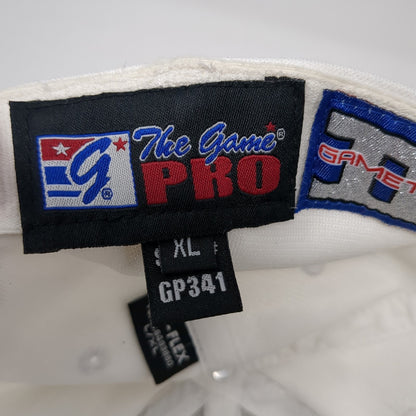 The Game Pro Fitted Hat Multicolor XL Embroidered Logo A-Flex Colorblock