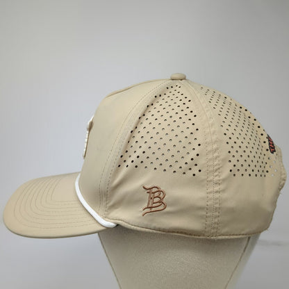 Branded Bills Trucker Hat Beige One Size Rope Tiger Patch Jet The Dude Abides