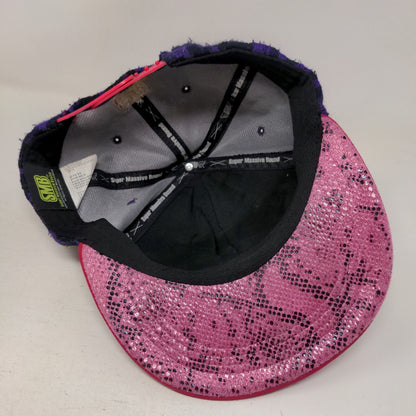 Super Massive Bound Snapback Hat Purple Colorful 2012 Adjustable