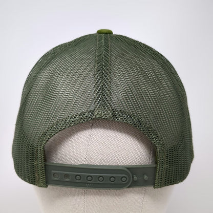 Yupoong Mac Tools Green Camo Trucker Hat One Size Snapback Mesh Adjustable Cap