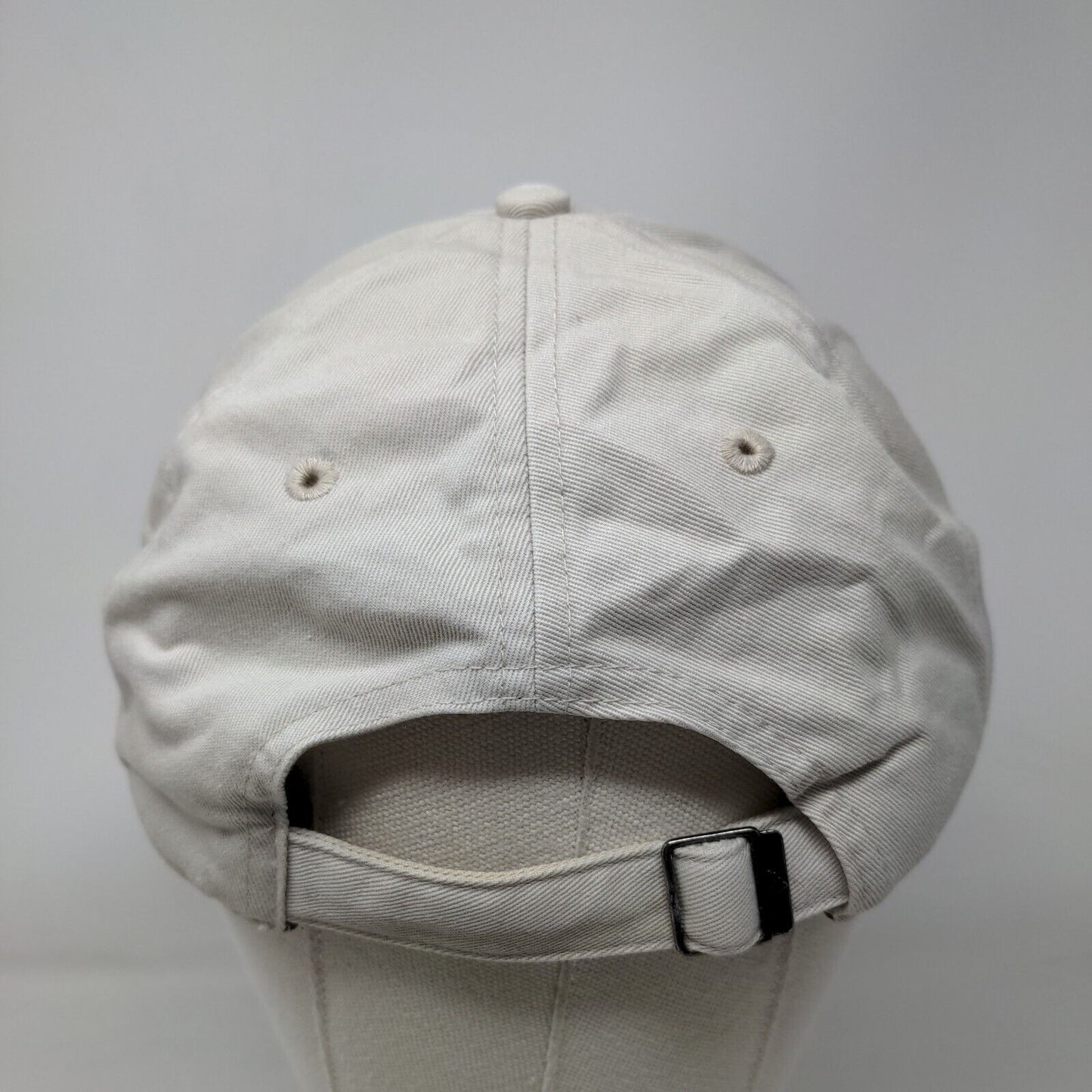 Adidas 3 Stripes Hat Tan OSFA Embroidered Adjustable Solid 6 Panel