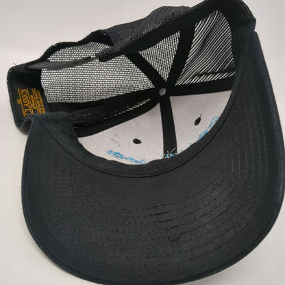 Yupoong Trucker Hat Black One Size Casperson Miniature Rodeo Bulls Snapback Mesh