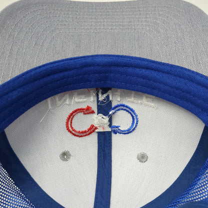 Port Authority Trucker Hat Gray Blue One Size Infinite Mechanical LLC Mesh