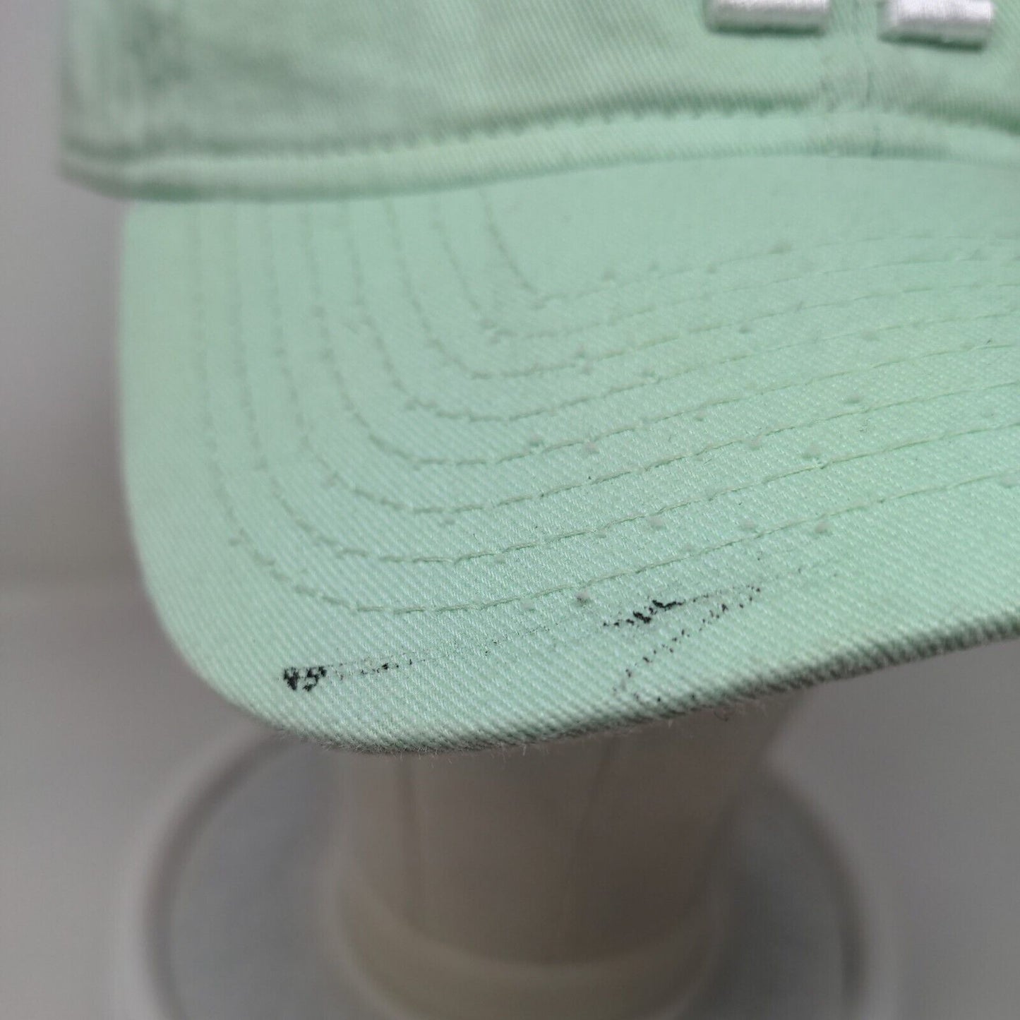 New Era Men's Sideback Hat Green OSFM Embroidered LA Dodgers Logo 9Twenty