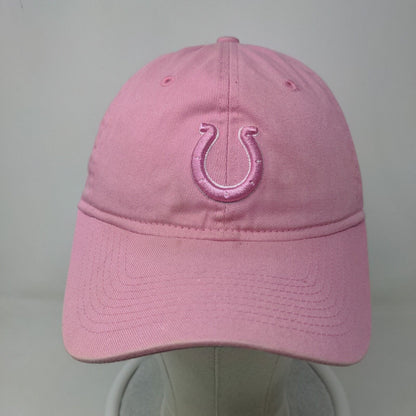 Reebok NFL Women's Slideback Hat Pink Size OSFA Indianapolis Colts Embroidered