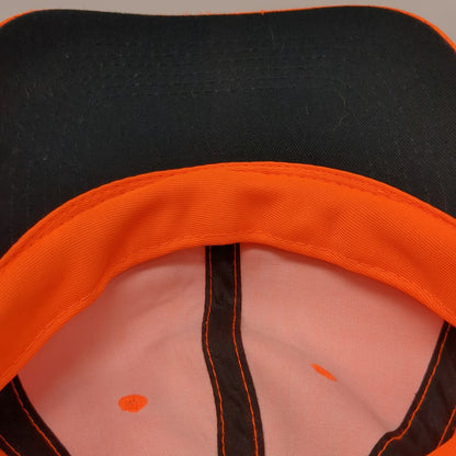 Red Head Orange Baseball Cap One Size Strapback Hunting Blaze Safety Outdoor Hat