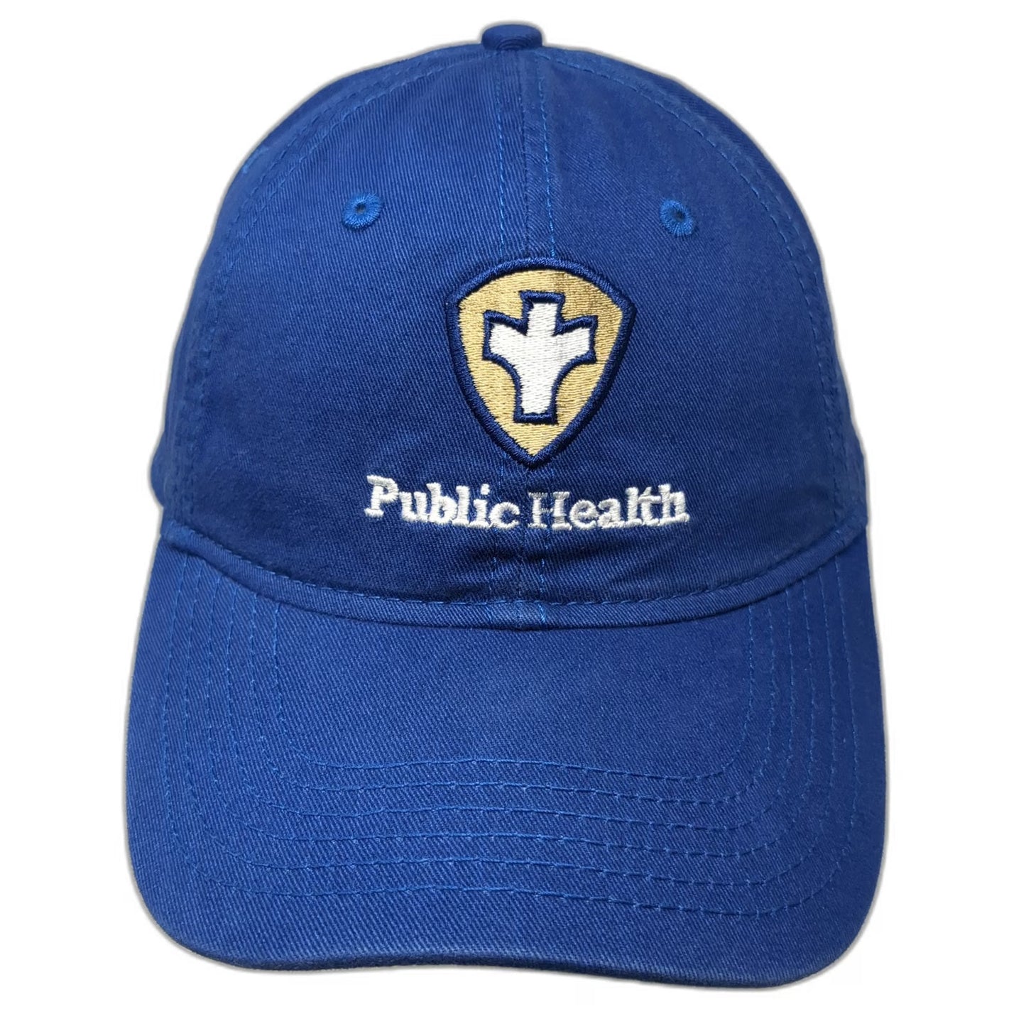 Sportsman Baseball Cap Blue One Size Adjustable Public Health Embroidered Hat