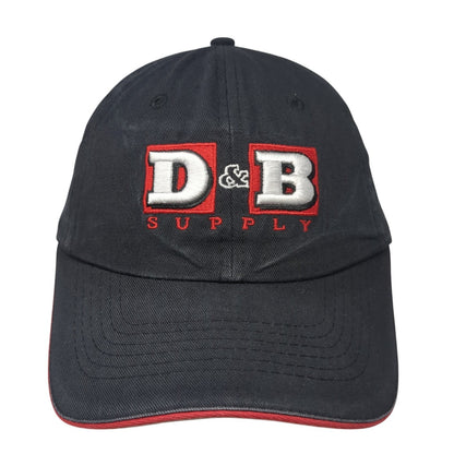 D&B Supply Slideback Hat Black One Size Adjustable Embroidered Buck's Bags