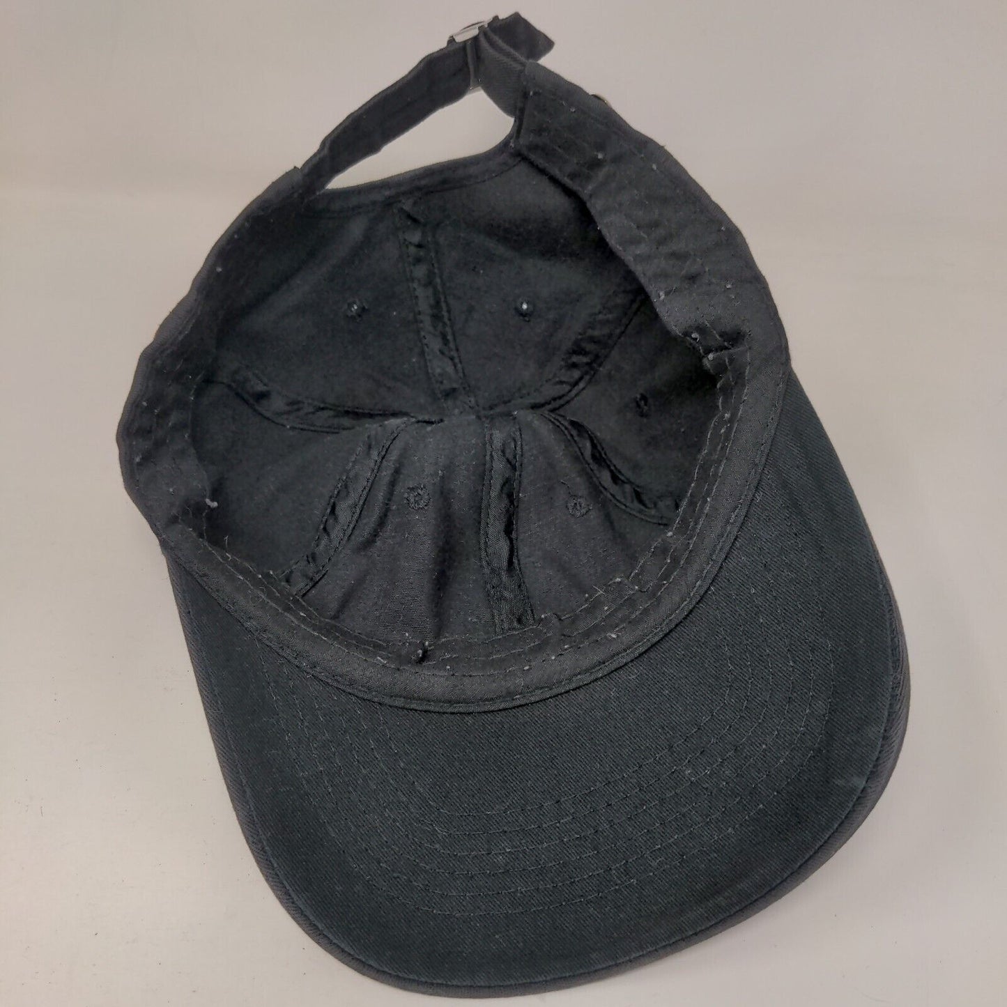 Boy Bye Slideback Hat Black One Size Adjustable Embroidered 6 Panel