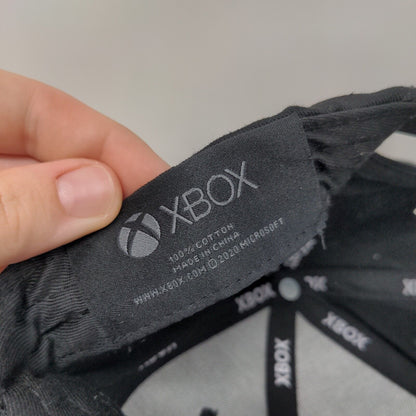Xbox Series X Snapback Hat Black One Size Embroidered Adjustable Meta