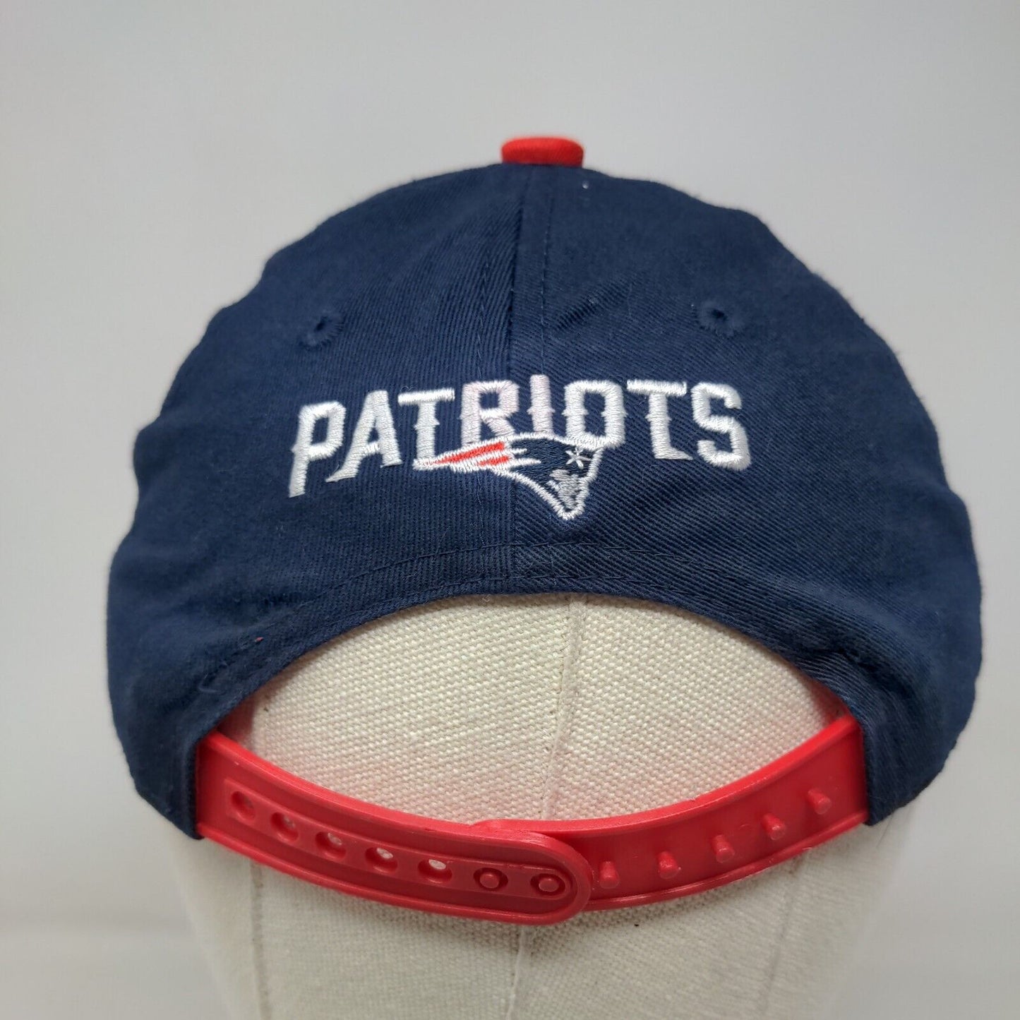 NFL Team Apparel Boy's Snapback Hat Blue OSFM Embroidered New England Patriots