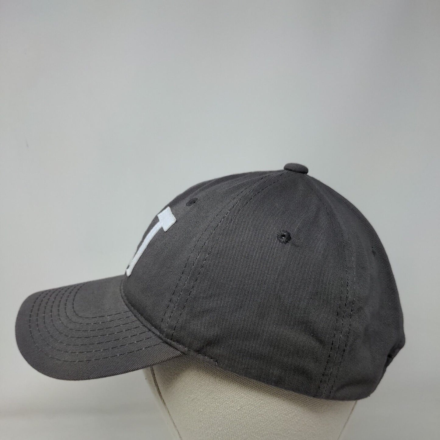 JLT Aviate Slideback Hat Gray OSFM Adjustable Vent Holes 6 Panel