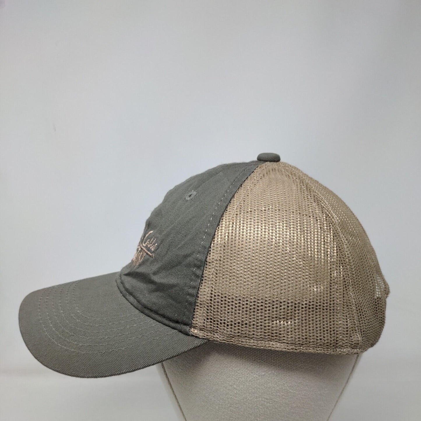 Outdoor Cap Strapback Mesh Back Trucker Hat Multicolor OSFM Embroidered