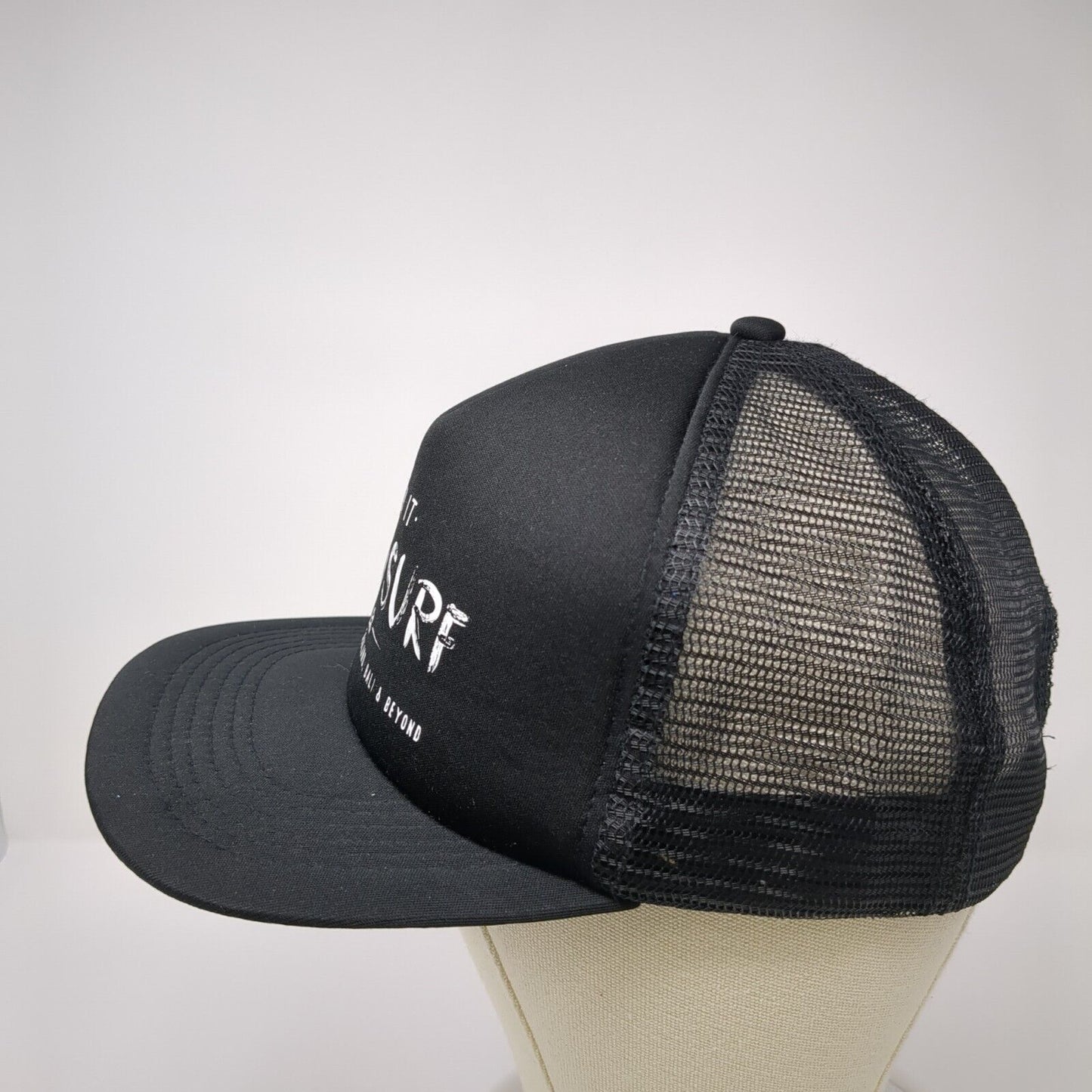 Livin It Mojosurf Snapback Trucker Hat Black One Size Mesh Back Outdoor