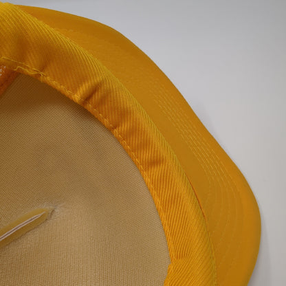 Cabela's World's Foremost Outfitter Trucker Hat Yellow OS Adjustable Mesh Back