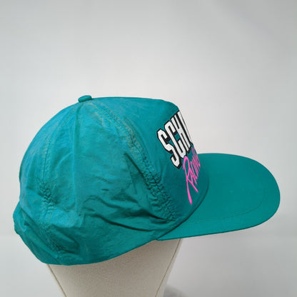 Schuck's Racing Team Snapback Hat Green One Size Adjustable Lightweight Nylon