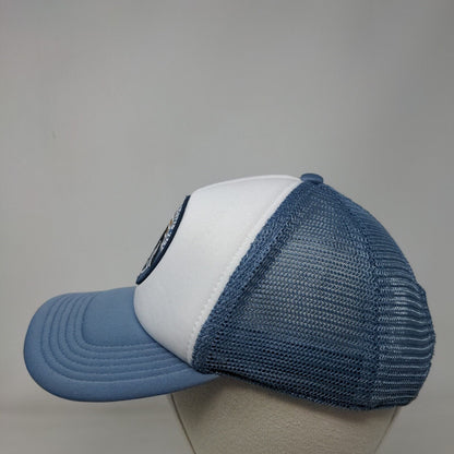 Make Everyday Earth Day Snapback Mesh Back Trucker Hat Blue OSFM Mighty Fine