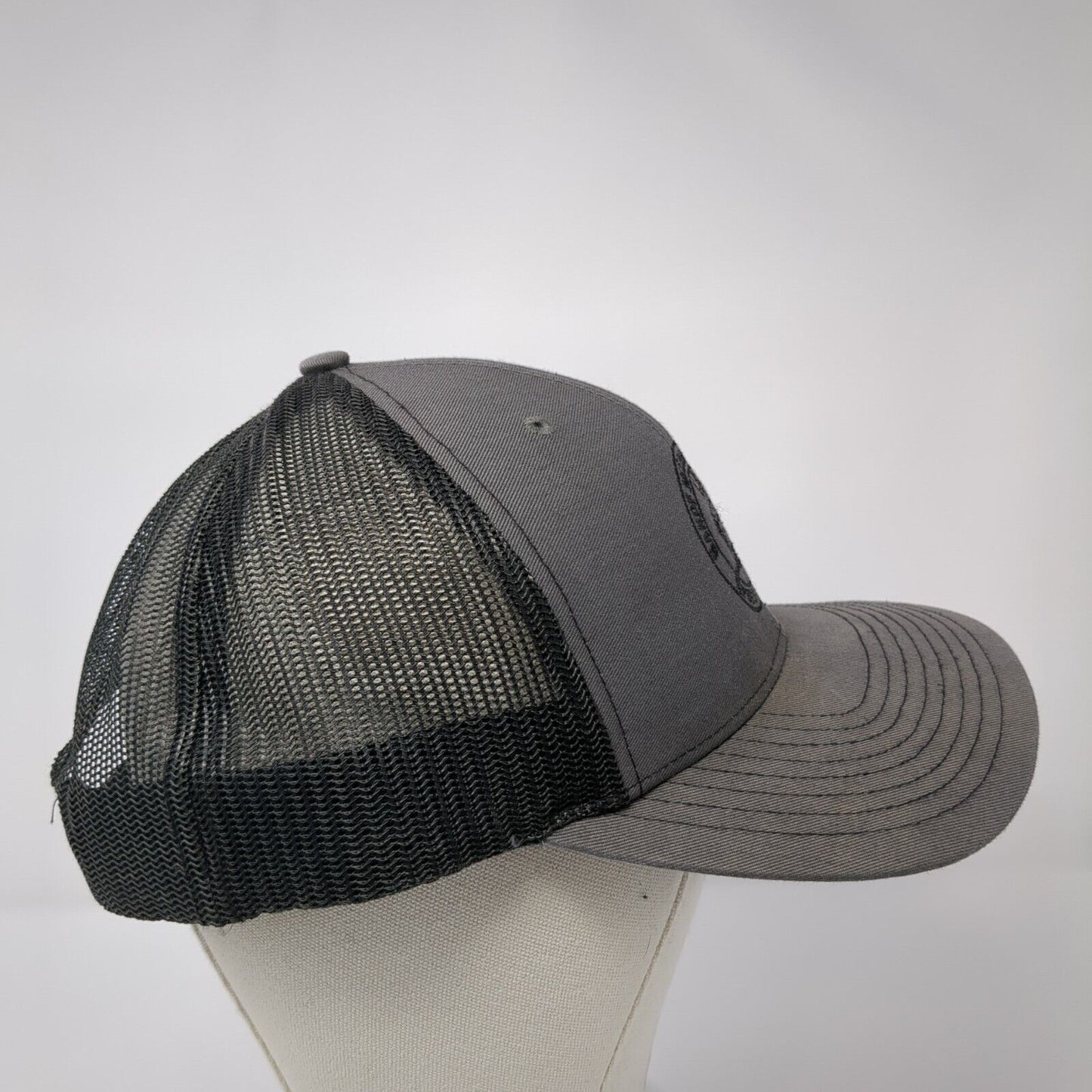 Sandy McLeod Memorial Snapback Trucker Hat Gray One Size Mesh Back