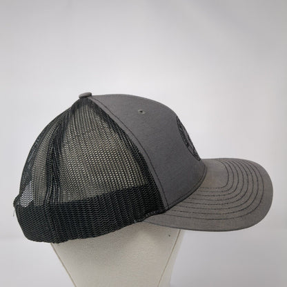 Sandy McLeod Memorial Snapback Trucker Hat Gray One Size Mesh Back