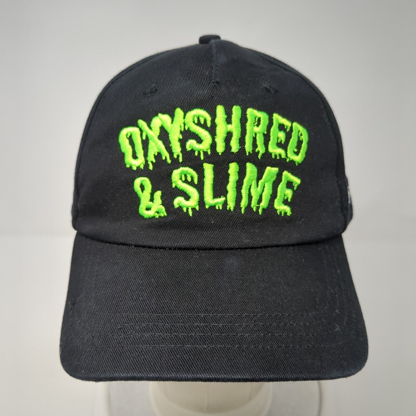 Oxyshred & Slime Ghostbusters Snapback Hat Black OS Adjustable Embroidered
