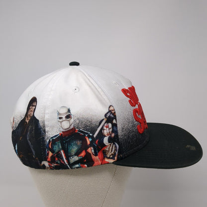Suicide Squad Snapback Hat Multicolor One Size Adjustable Embroidered 6 Panel