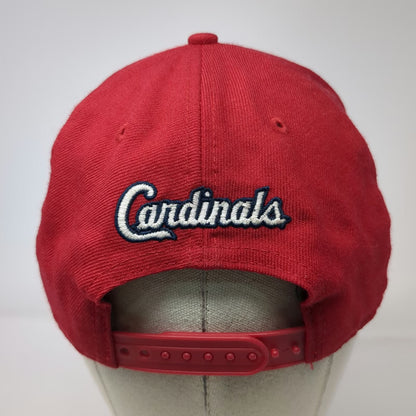 St. Louis Cardinals MLB New Era Snapback Hat Red OSFM Wool Flat Brim 9FIFTY Grey