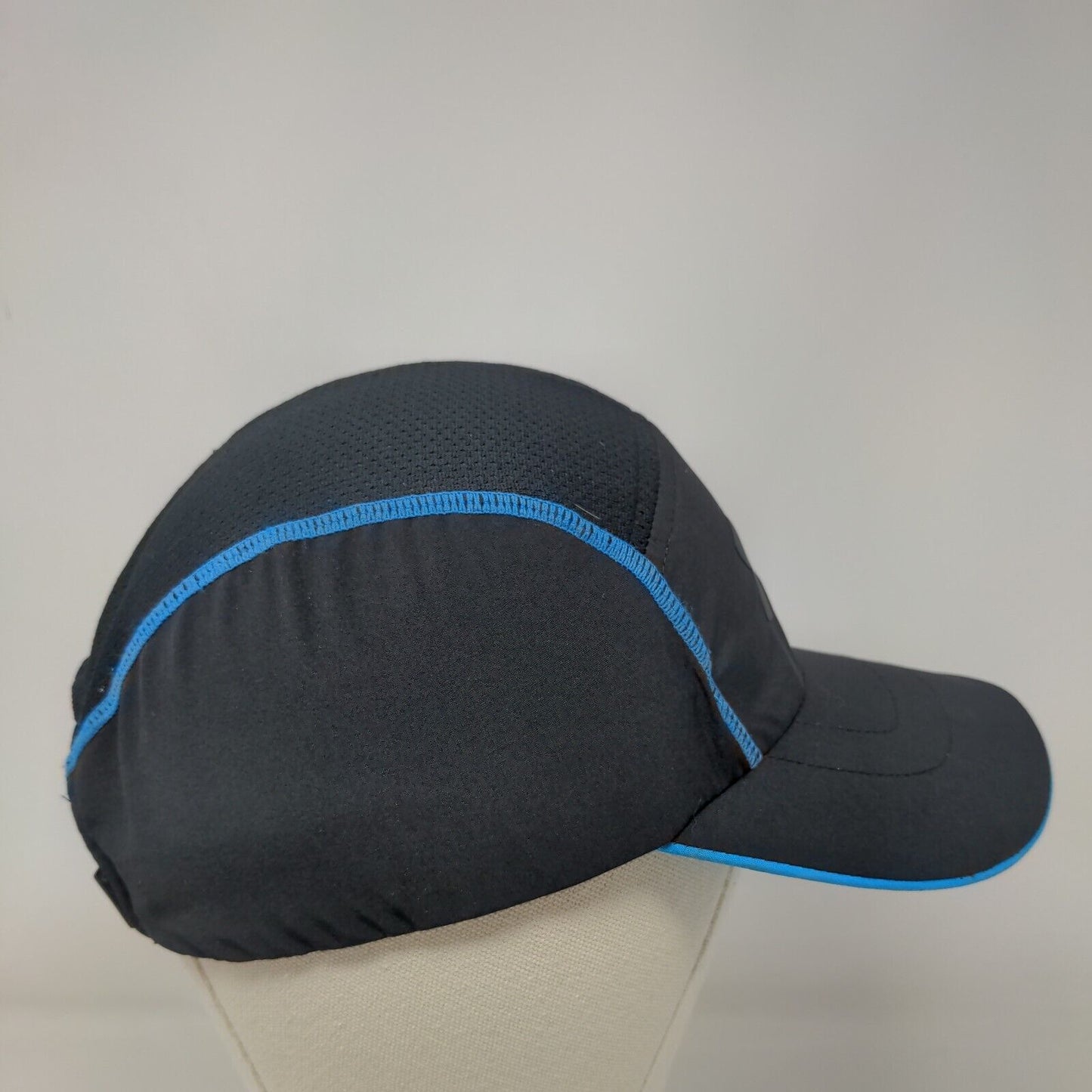 Under Armour Strapback Running Cap Black OSFA Adjustable Breathable Mesh