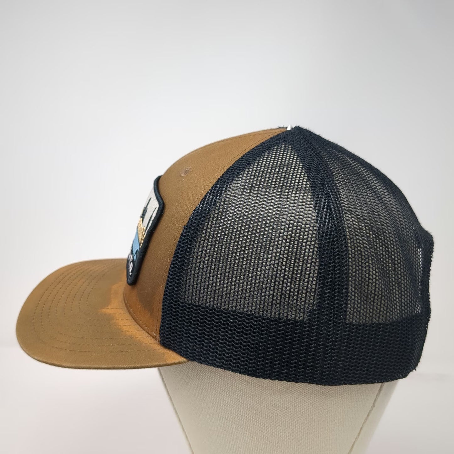Red Dirt Hat Co. Trucker Hat Brown One Size Mesh Back Snapback Nature Patch