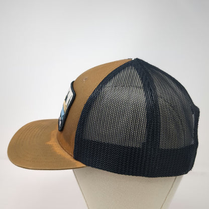 Red Dirt Hat Co. Trucker Hat Brown One Size Mesh Back Snapback Nature Patch