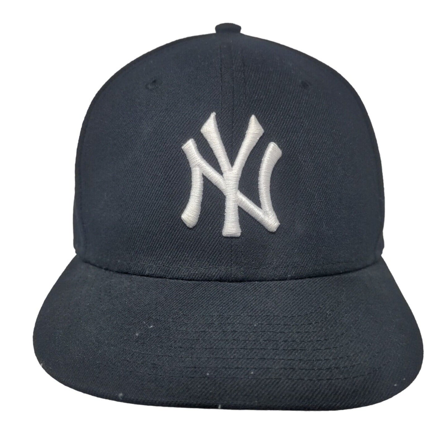 New Era Men's Fitted Hat Blue 7 3/8 Embroidered New York Yankees Logo MLB
