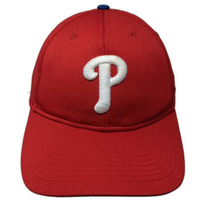 Philadelphia Phillies MLB OC Sports Baseball Cap Red OSFM Strapback P Logo Hat