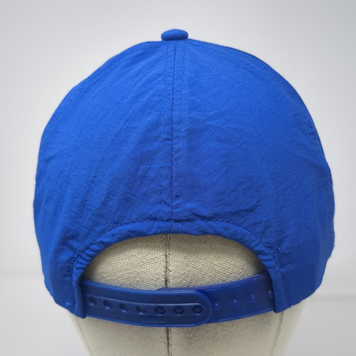 Jewel Inc Blue Snapback Hat One Size Nylon Patch Logo Unstructured 6 Panel