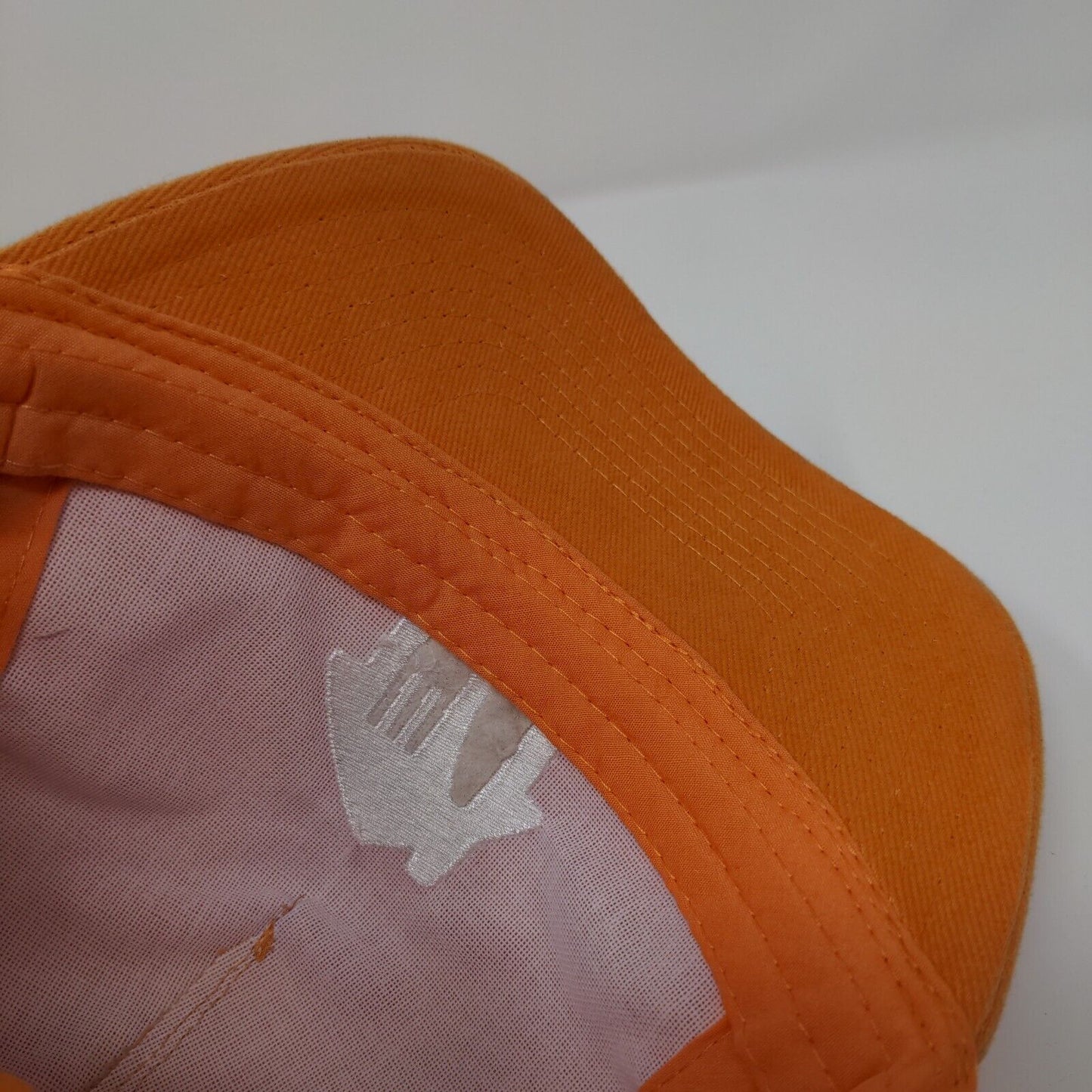 Lieferando Slideback Hat Orange OSFA Solid Adjustable Embroidered