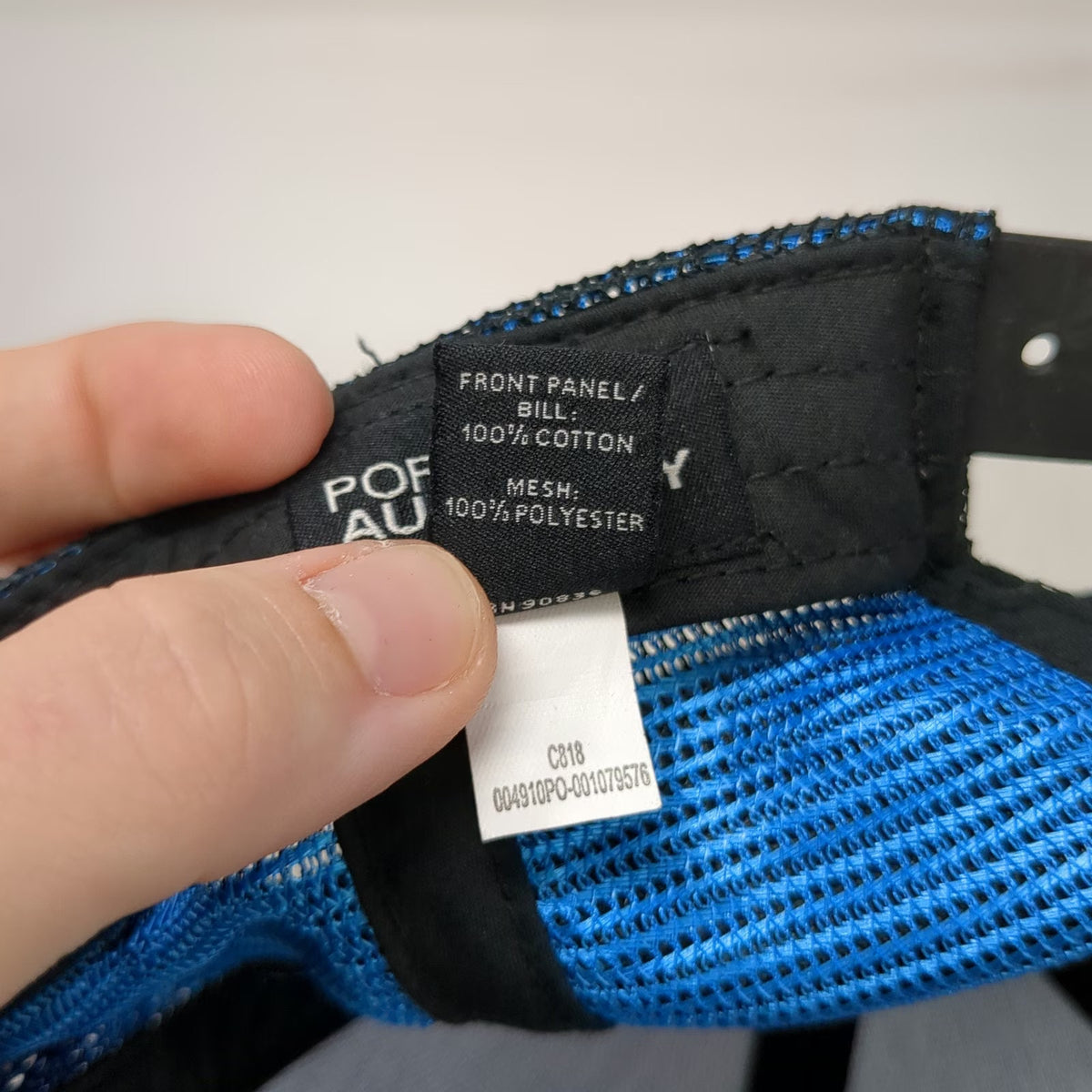 Port Authority Trucker Hat Black Blue One Size Electrical Wholesale Supply Co