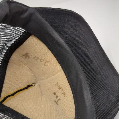 MAUI Snapback Trucker Hat Black OS Adjustable Embroidered Rainbow Mesh Back Rope