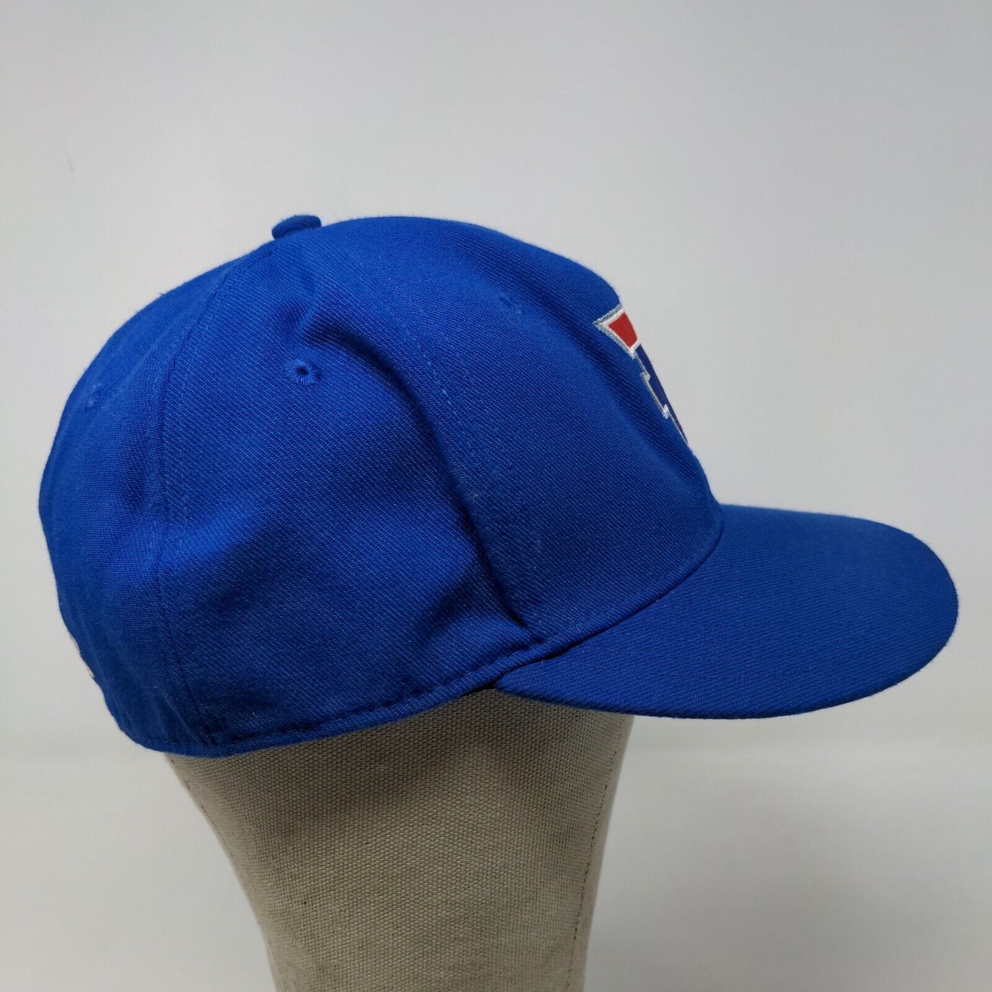 Adidas Superflex Men's Fitted Hat Blue Embroidered Rebels Logo