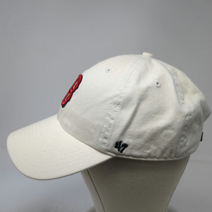47 MLB Boston Red Sox Baseball Cap White One Size Slideback Fenway Collection